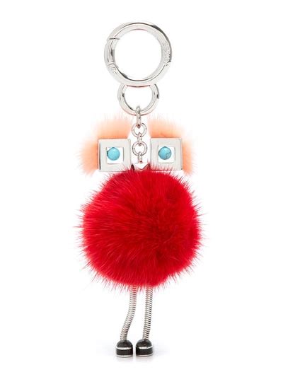 fendi chick mink fur bag charm|Fendi Chick Pompom Mink with Pearl Eye Bag Charm .